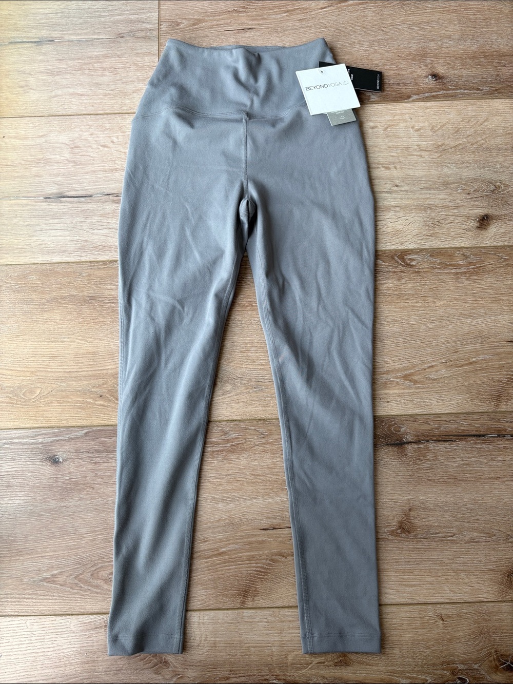Beyond Yoga Taupe High-Rise Leggings